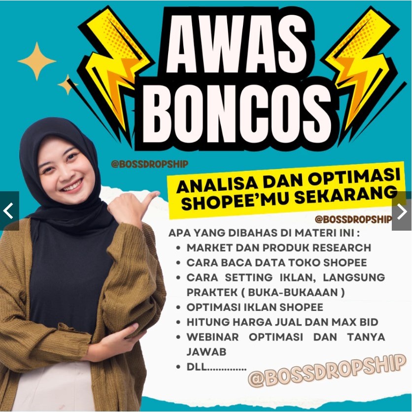 Kelas iklan shopee mastery cara setting iklan shopee dan optimasi iklan shopee OPTIMASI IKLAN SHOPEE