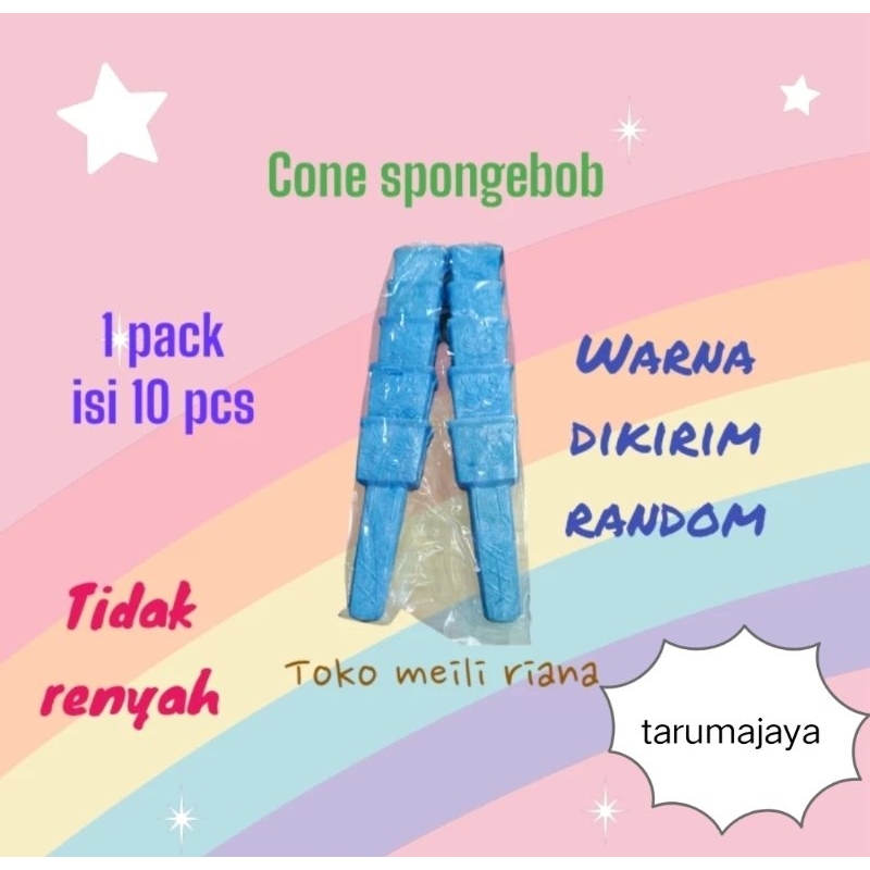 

cone Spongebob cone karakter Kon ice cream cone ice cream contong ice cream murah