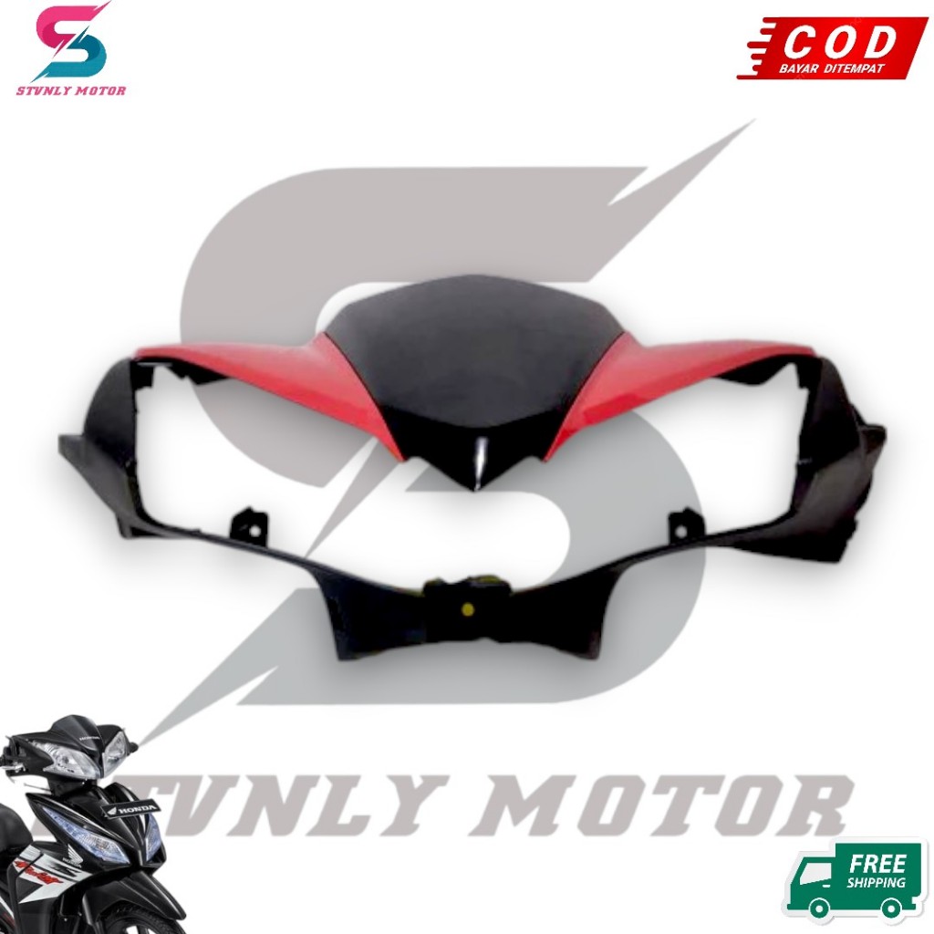 Cover batok kepala depan blade new merah 2012 - 2018