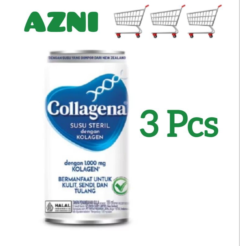 

Collagena 189 ml X 3 Pcs - Susu Cair Kolagen Steril Kaleng