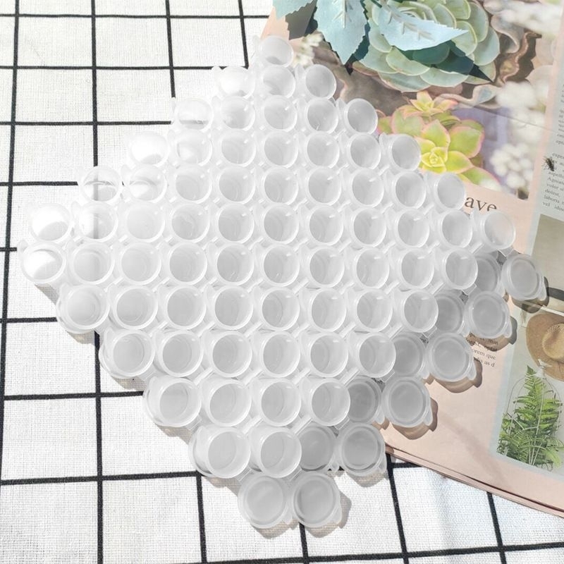 

Pot Cat Renteng 3ml Cup Cat Renteng 6 Tempat Cat Plastik Wadah Melukis Paint By Number Mewarnai Murah Meriah Grosir