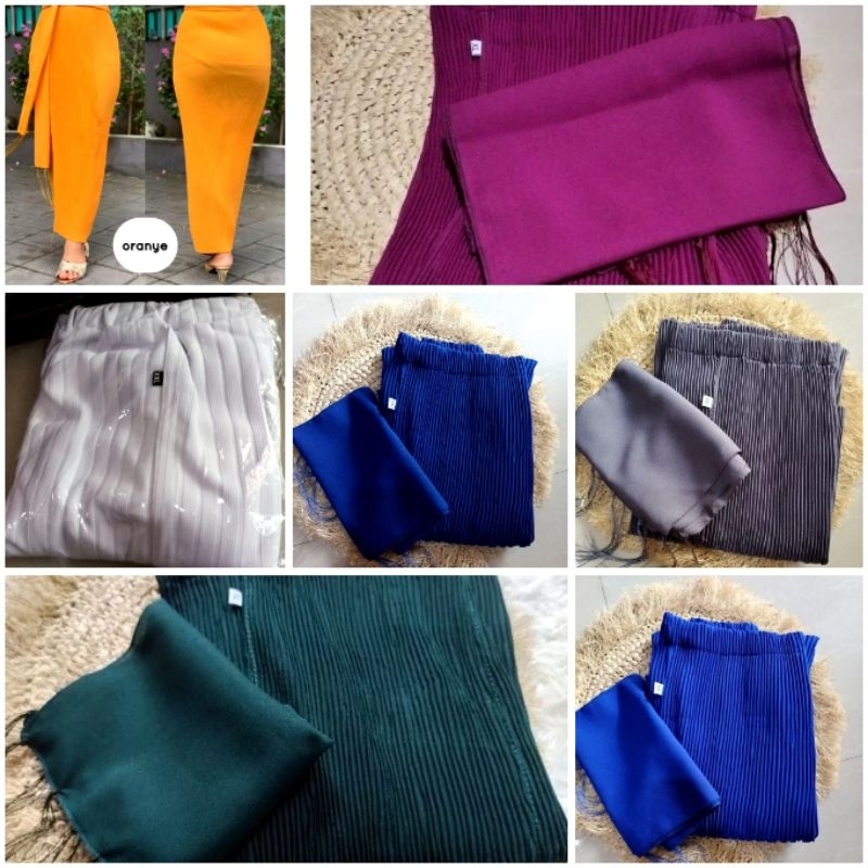 KAMEN PLISKET POLOS / KAMEN PLISKET + SELENDANG