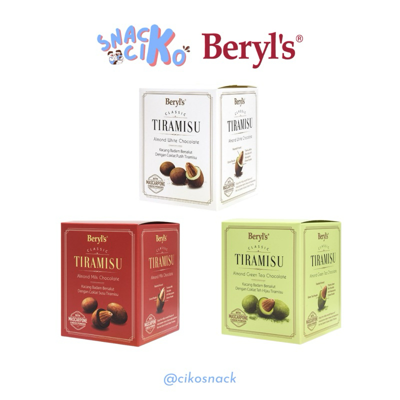 

Beryl’s Classic Tiramisu Almond Chocolate Box 100g