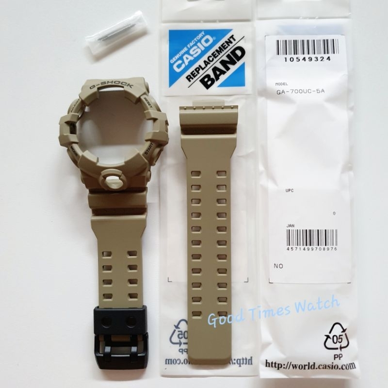 PAKET BEZEL STRAP G-SHOCK GA-700UC-5A GA 700UC GA 700 CASIO ORIGINAL