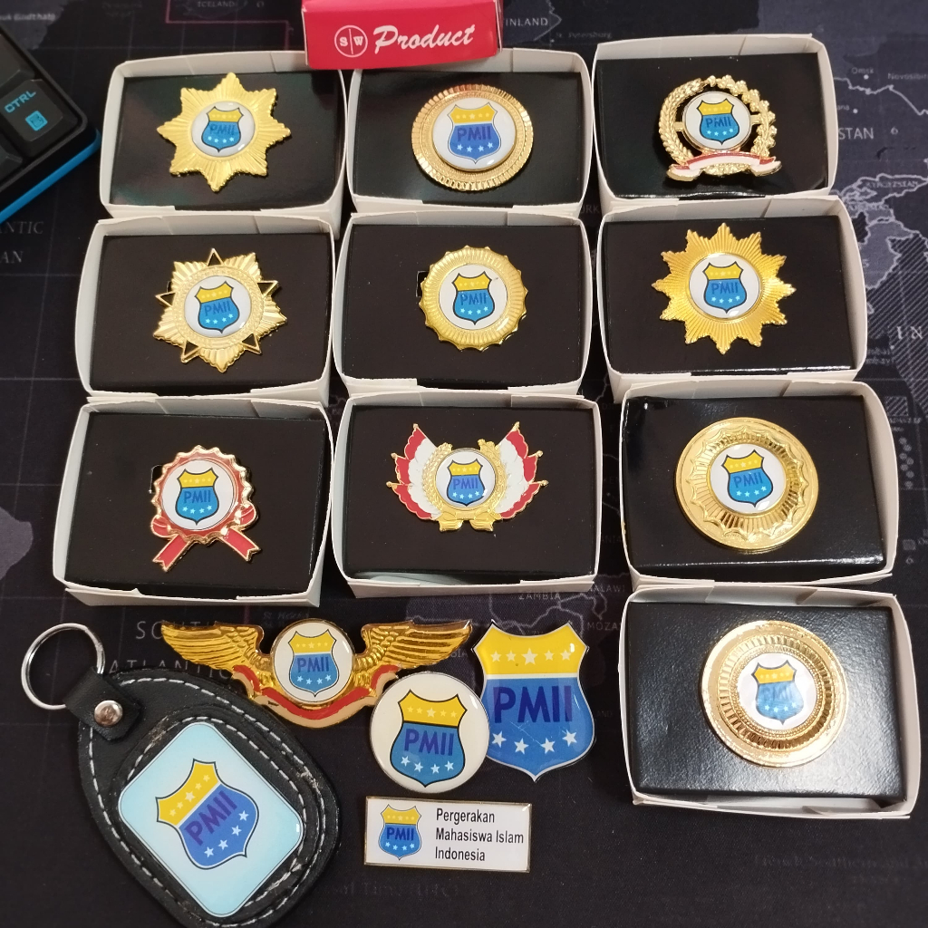 Pin PMII / Aksesoris PMII/ Atribut PMII [ foto asli ]