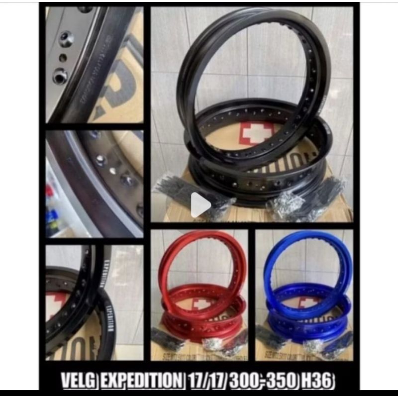 VELG SUMO EXPEDITION  300-350 RING 17 BLACK