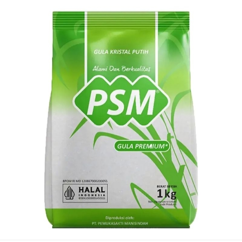 

PSM Gula Pasir Kristal Putih Premium 1kg