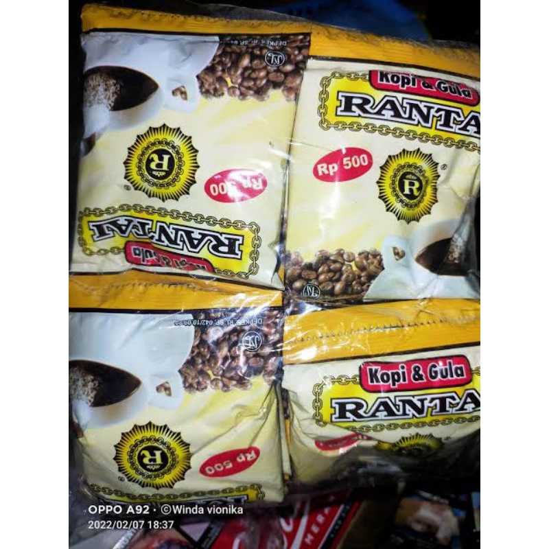 

kopi rantai ,kopi hitam plus gula 10 pcs