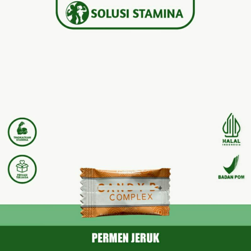 

Permen Rasa Jeruk B+ Superfood Fountain Permen Complex - Eceran 1 Permen