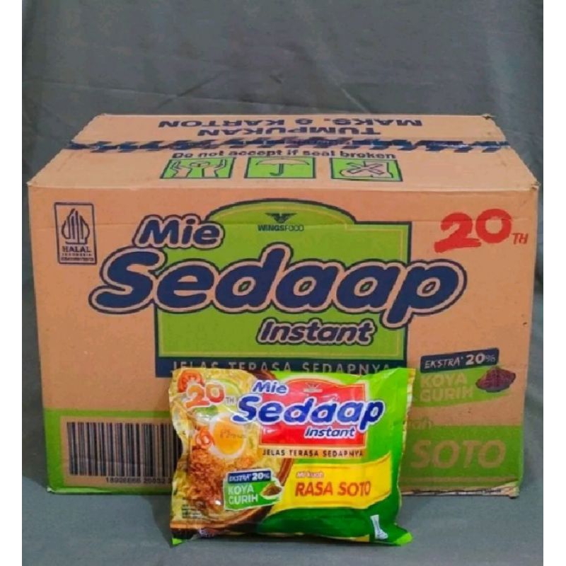 

SEDAAP RASA MIE SOTO 1 KARTON ISI 40PCS