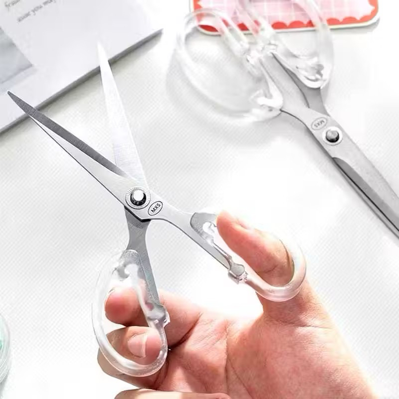 

Gunting Transparan Multifungsi Ukuran 16cm Gunting Bening Aesthetic Gunting Transparan Bening Multifungsi