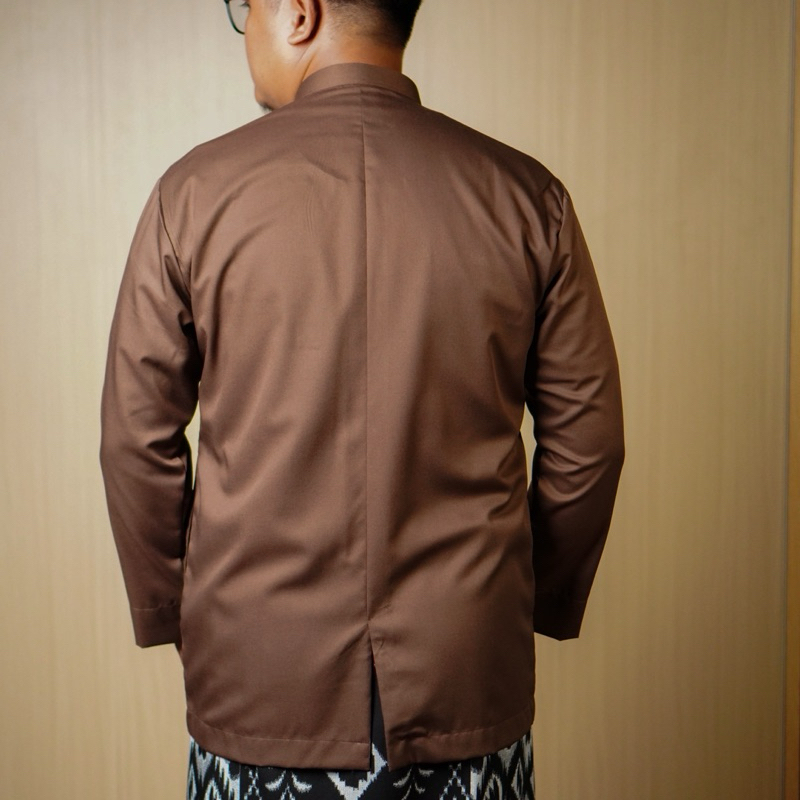 KUALITAS SUPER BIN HASYIM BAJU KOKO SAFARI BAJU KOKO POLOS SAKU SAMPING KERAH SANGHAI
