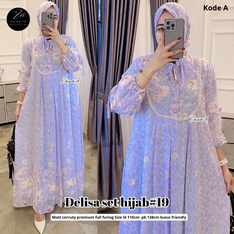 DELISA SET HIJAB BY ZAINA