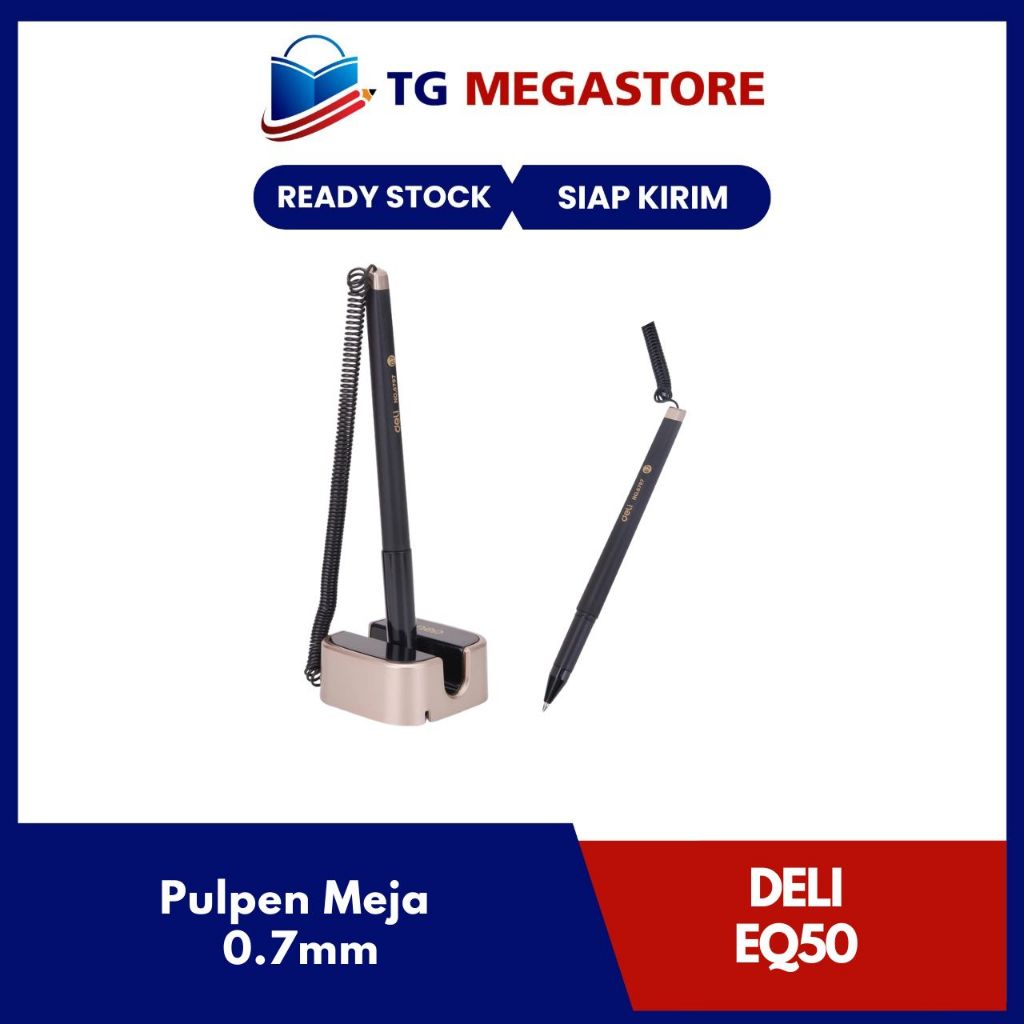 

Pulpen DELI Desk Pen Pulpen Meja 0.7mm - EQ50