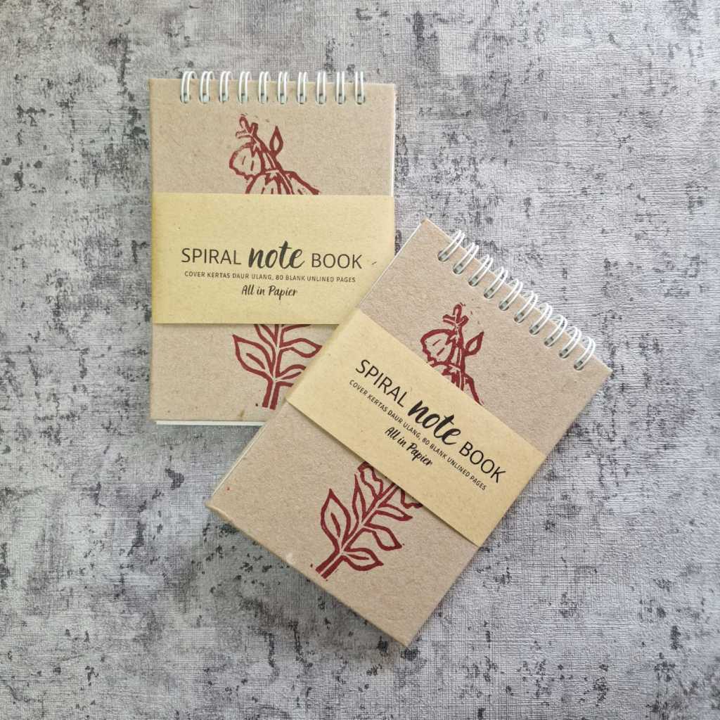 

Hardcover Wire-0 Notebook Handmade A6 – Ramah Lingkungan dan Unik