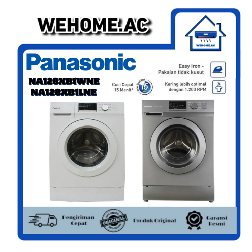 Mesin Cuci Panasonic Front Loading 8KG - NA128XB1WNE/NA128XB1LNE Panasonic
