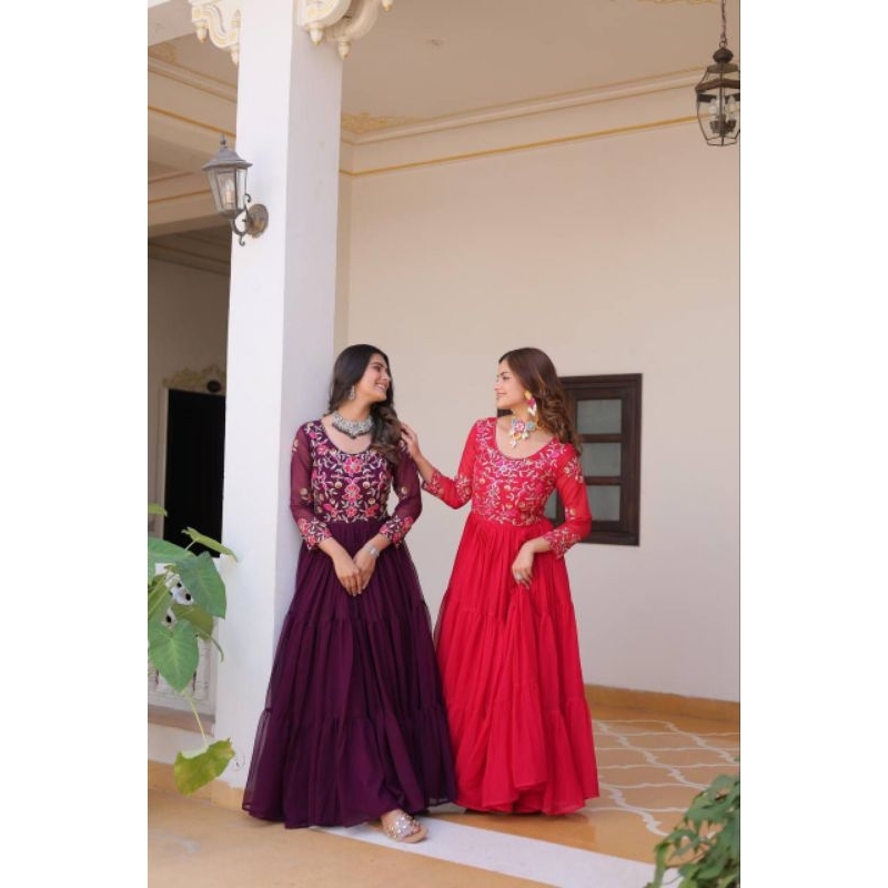 gaun muslim pakistan import wanita