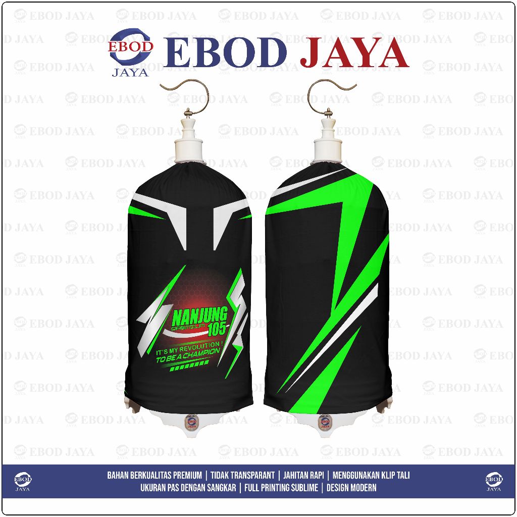 KERODONG FULL PRINTING SANGKAR LOVEBIRD - NANJUNG 105