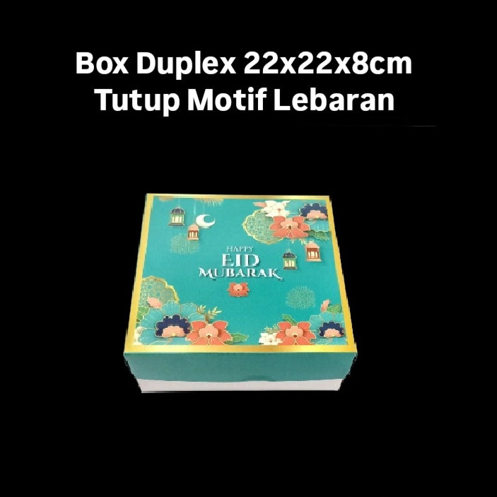 

(5 Pcs)Dus Hampers Lebaran 22x22x8 Cm Kotak Kue Lapis Legit Box Cake Puding Idul Fitri Eid Mubarak