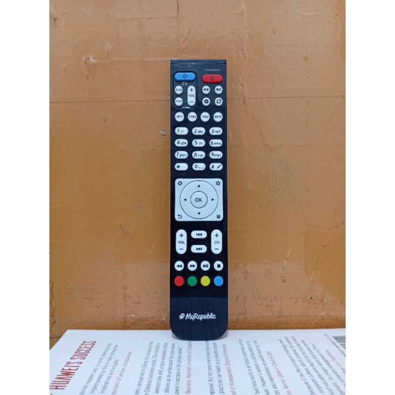 REMOTE TV MY REPUBLIC PUTIH ORIGINAL