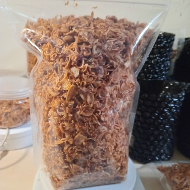 

brambang goreng super original tidak pake campuran asli garansi kriuk harum dan lezat