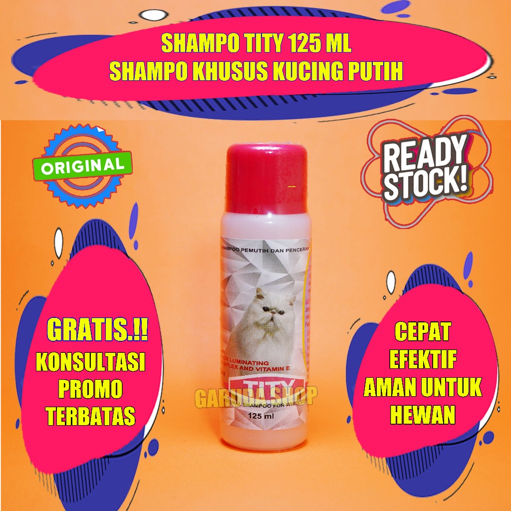 SAMPO KUCING BULU PUTIH PENGHILANG NODA TITY 125 ML