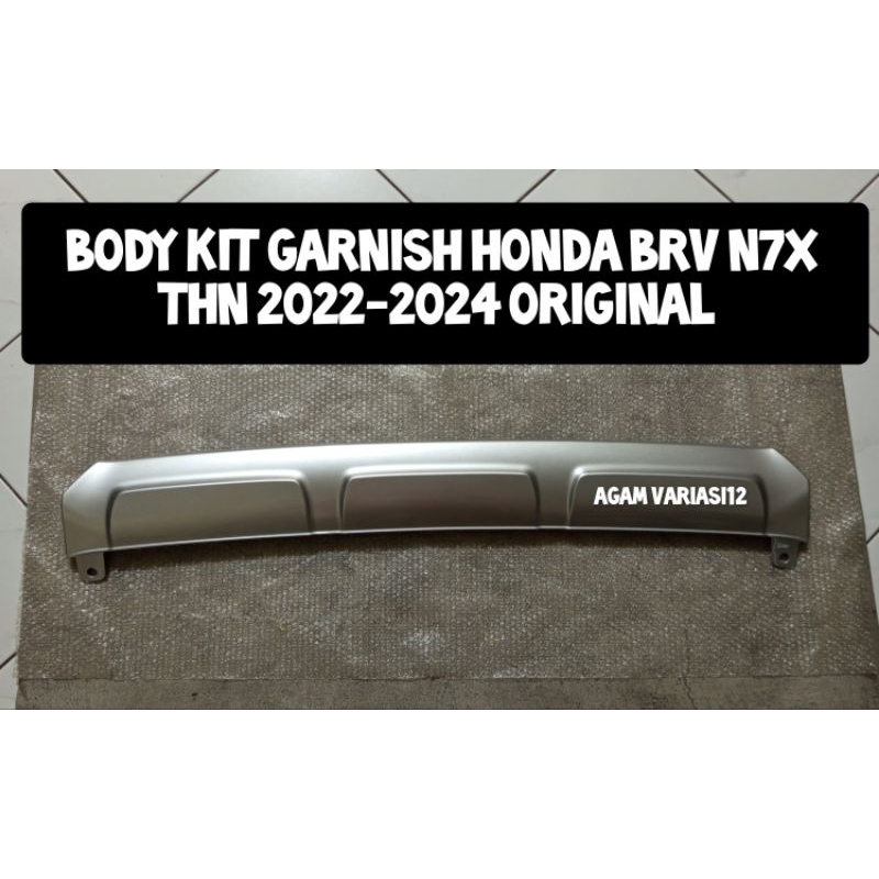 Body kit Garnish Depan Honda BRV E 1.5 N7X THN 2022-2024 ORIGINAL Silver
