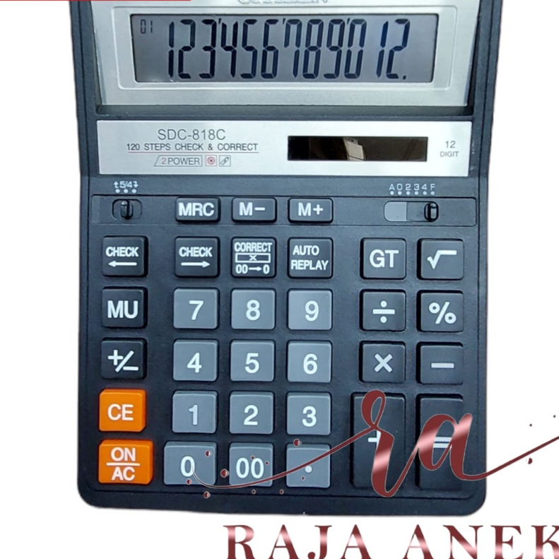 

KALKULATOR SDC 818C 818C CALCULATOR 12 digit cek ulang dengan KUALITAS 818 C CT