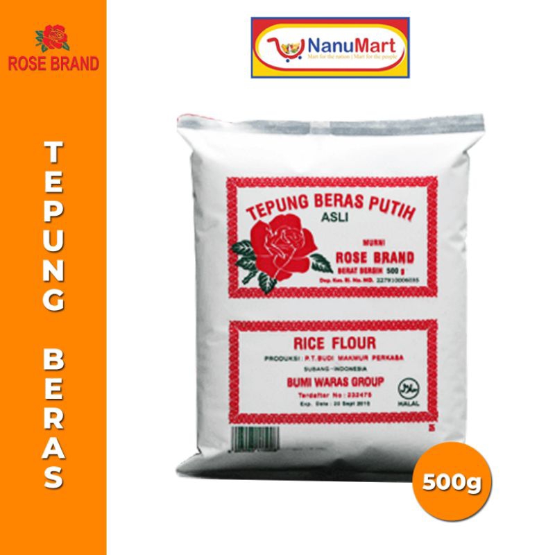 

Rose Brand Tepung Beras Putih Asli 500g