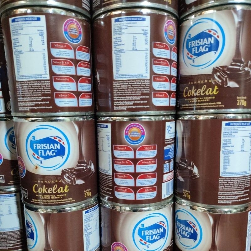 

SUSU FRISIAN FLAG KALENG COKELAT 370 GR