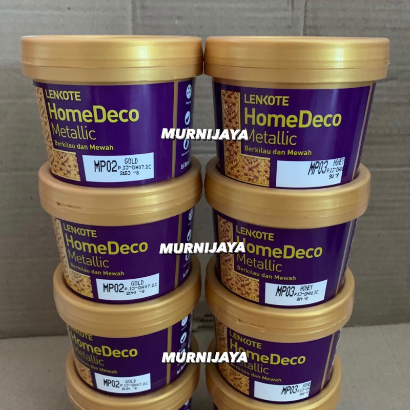 

CAT EMAS / WARNA EMAS HOMEDECO BY AVIAN WATERBASE 200CC EMAS TEMBAGA DINDING GYPSUM