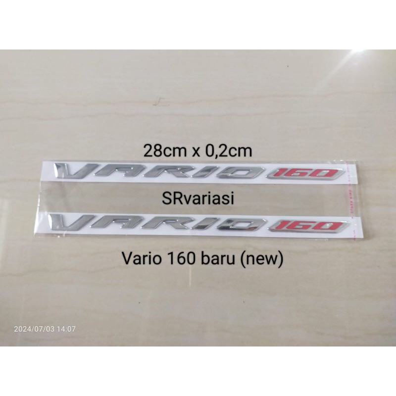 EMBLEM#VARIO#160#MERAH#BARU#