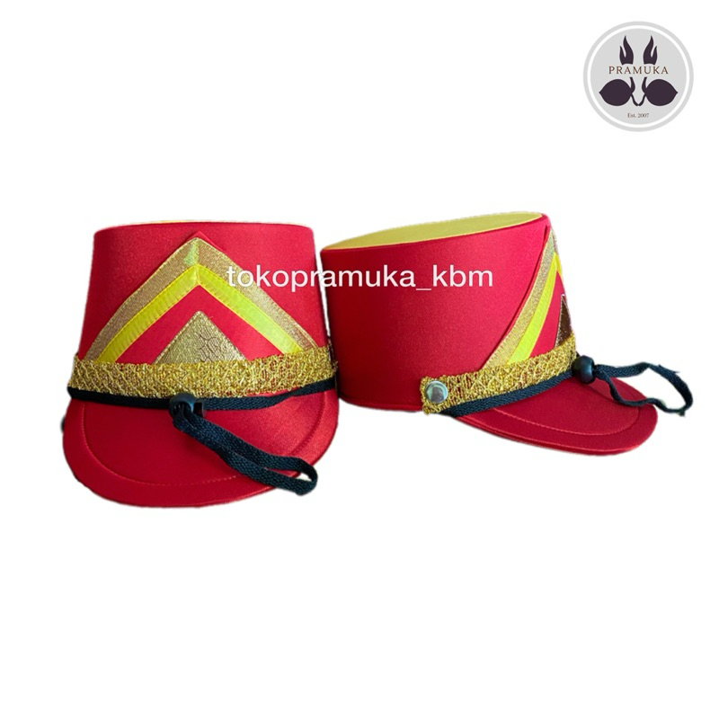 Topi Drumband Merah Biru SD dan SMP