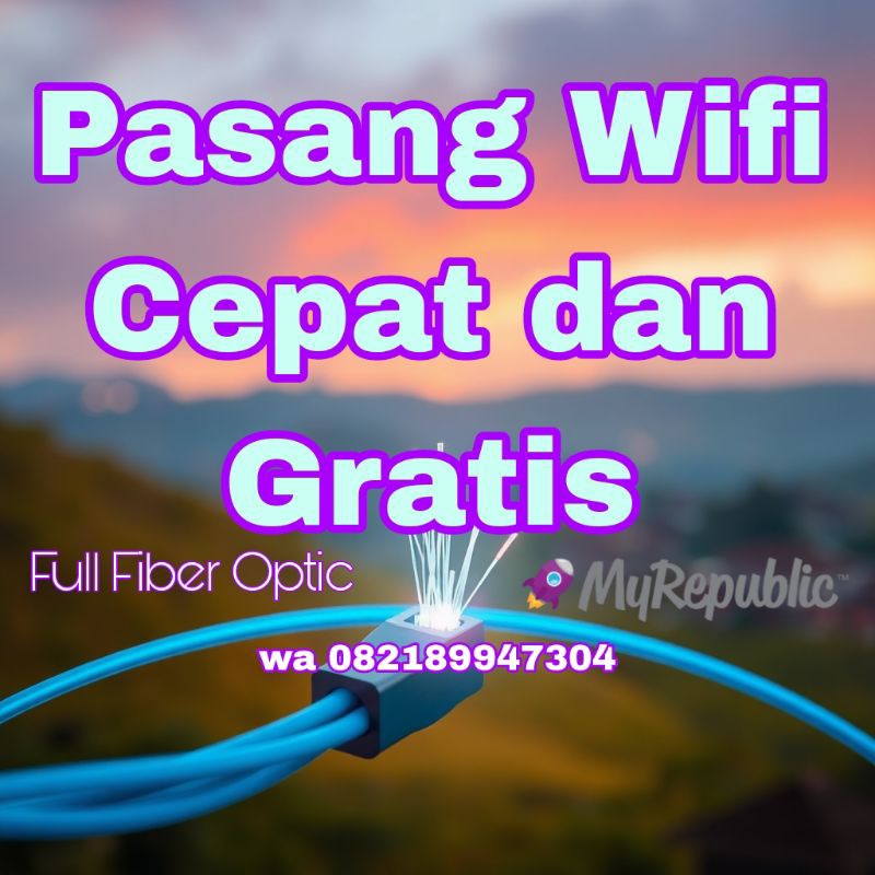 MyRepublic Pasang WiFi Full Fiber Optic