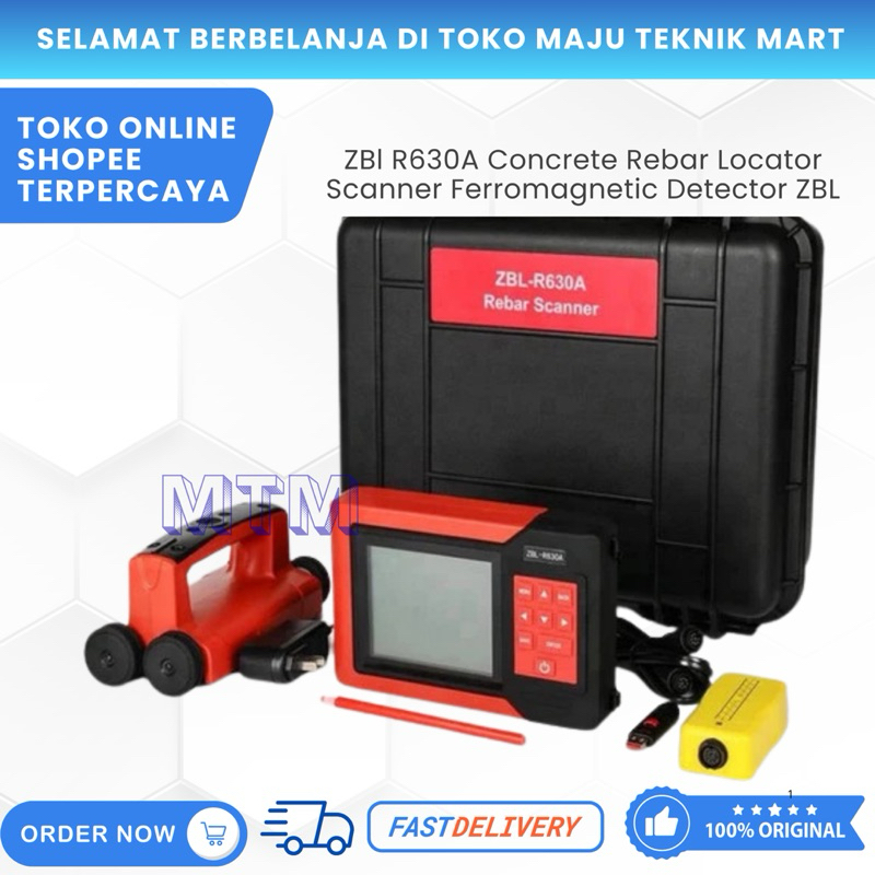 ZBl R630A Concrete Rebar Locator Scanner Ferromagnetic Detector ZBL