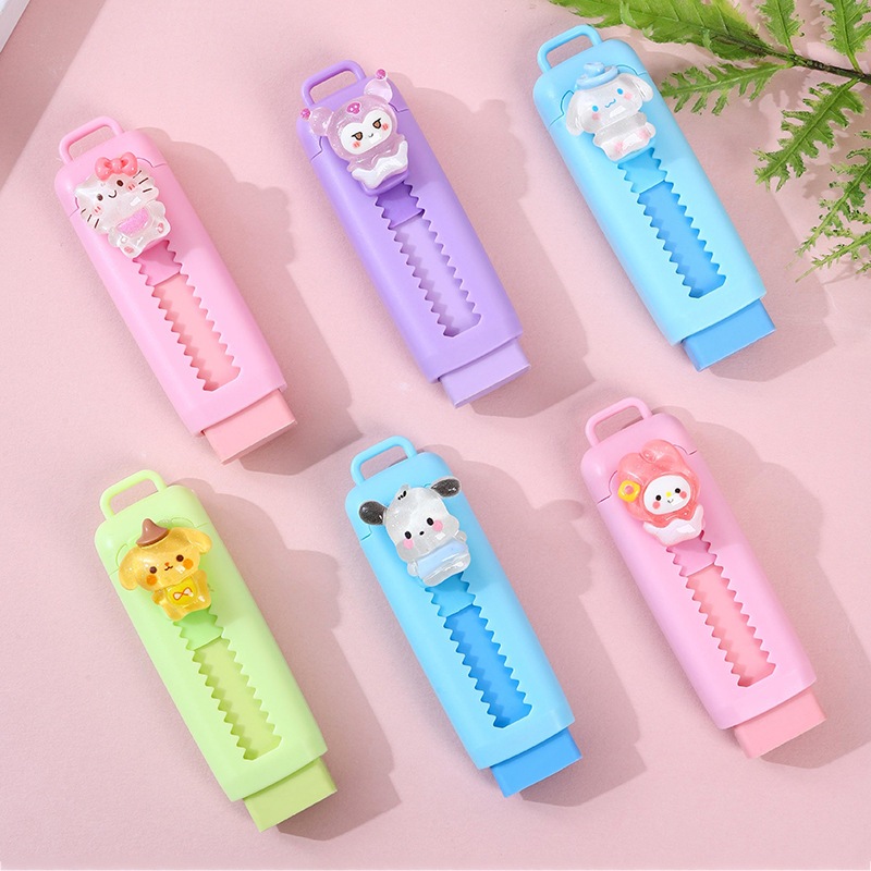 

PENGHAPUS MODEL CUTTER KARTUN CINNAMOROLL KUROMI HAPUSAN PENSIL MURAH