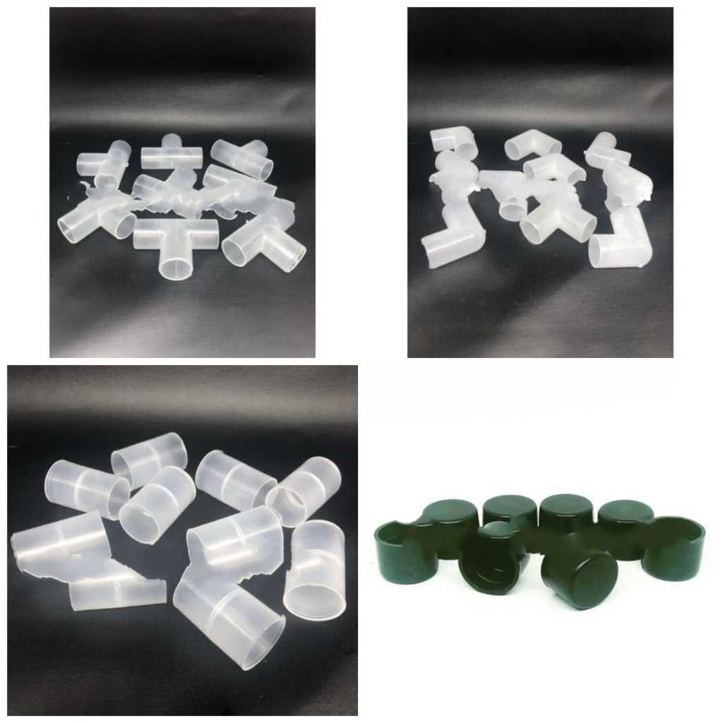 Sambungan Pipa 5/8 T Y I Tutup Pipa Aquarium Keni Knee Konektor Filter Air Aquascape Kolam Ikan Hias