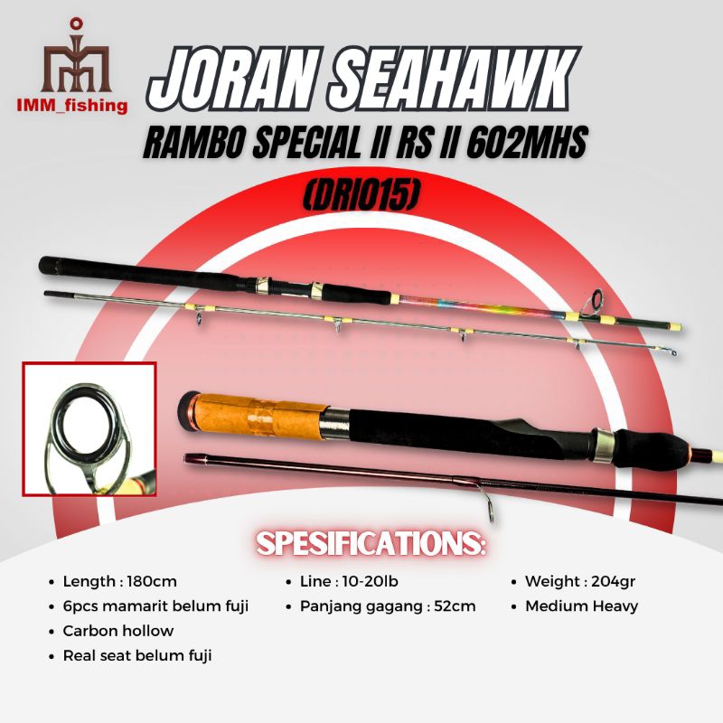 JORAN SEAHAWK RAMBO SPECIAL | Tongkat Pancing | Fishing Rod