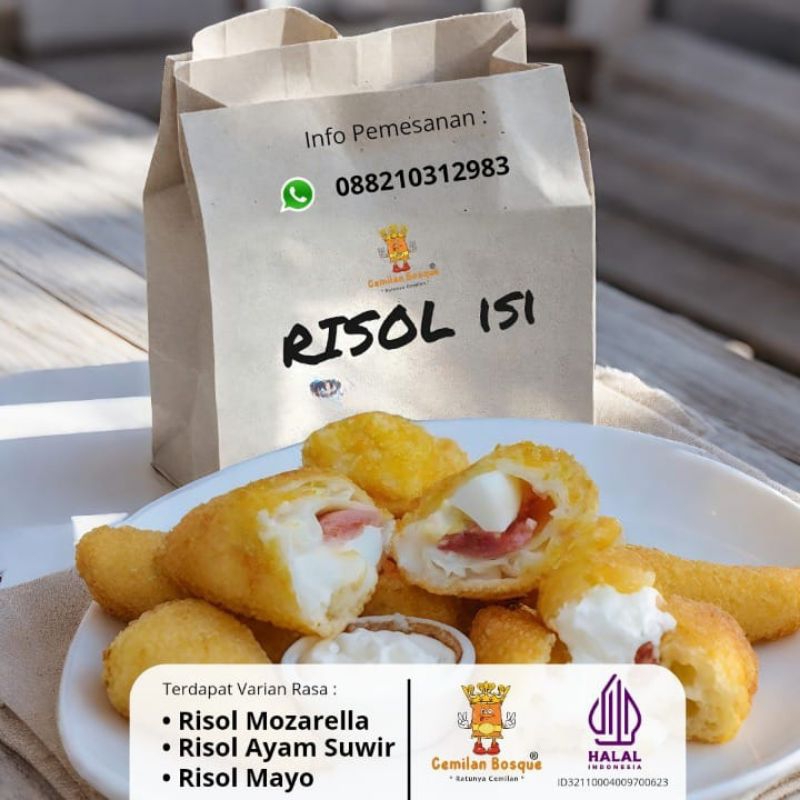 

Risol Frozen Isi 10 PCS (tempat thinwall)