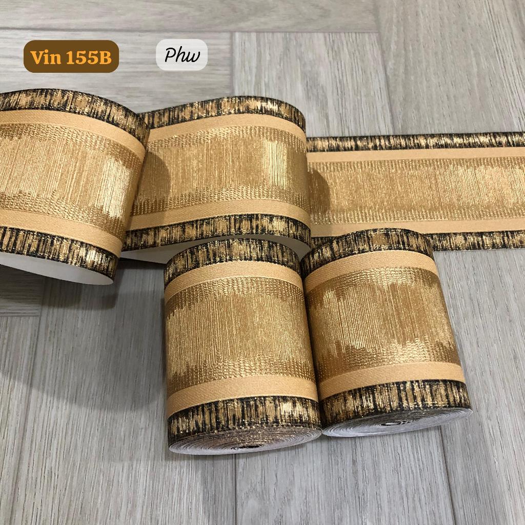 Wallpaper Border List Polos Gold Mewah Pembatas Dinding