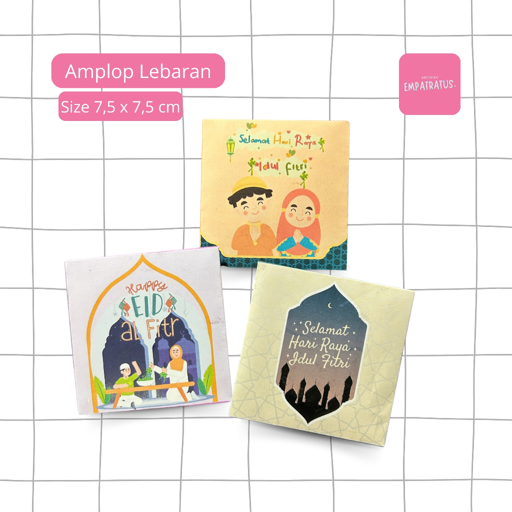 

[12pcs] Amplop Lebaran Uang Dilipat by empatratus