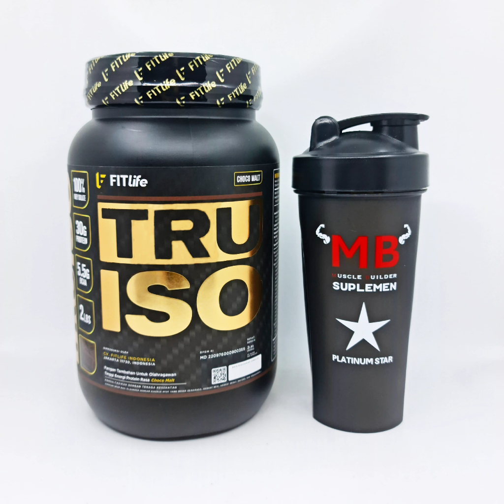 TRUISO Fitlife 2 lbs Whey Protein Isolate TRU ISO 2lbs 2lb 5 12 lb WPro True TrueIso TrueIsolate Mas