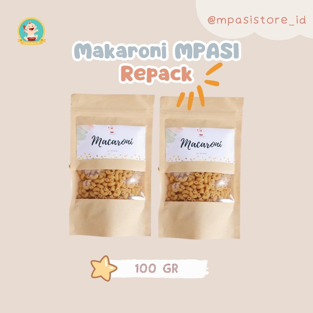 

Macaroni Mpasi Bayi Repack 100gr