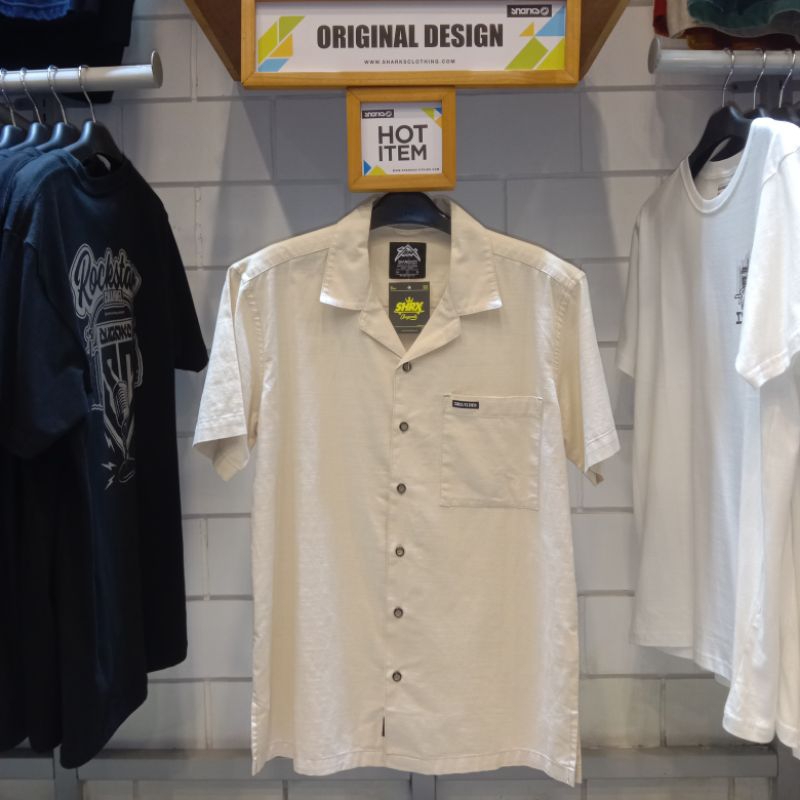 kemeja Shirt Casual wear pria Sharks.co brand original