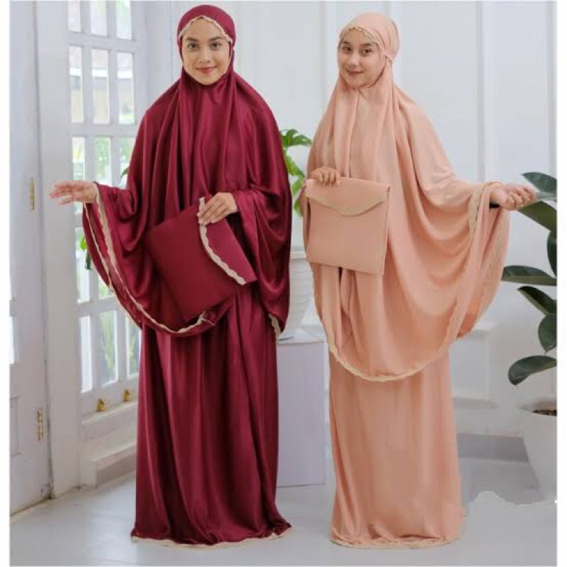 MUKENA BERBAHAN ADEM HYGET MUKENA POLOS BAHAN ADEM DAN MELAR