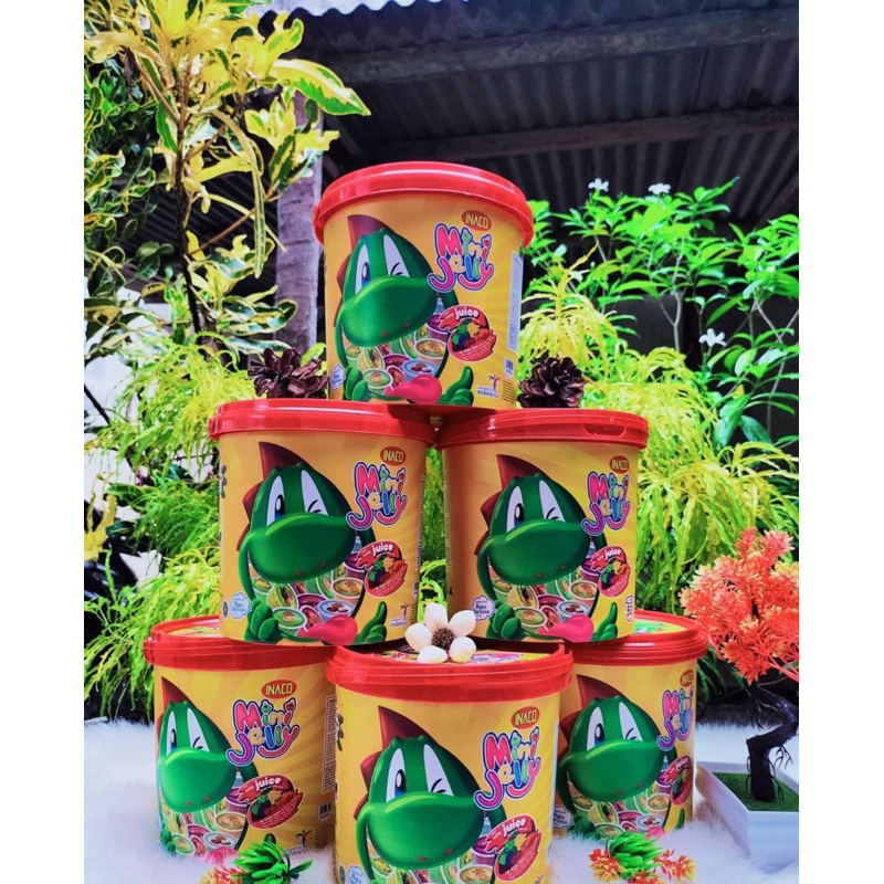 

Mamayigrosir • Inaco Mini Jelly Kemasan Toples isi 50pcs Sharing Bucket With Nata De Coco Jely Agar Agar