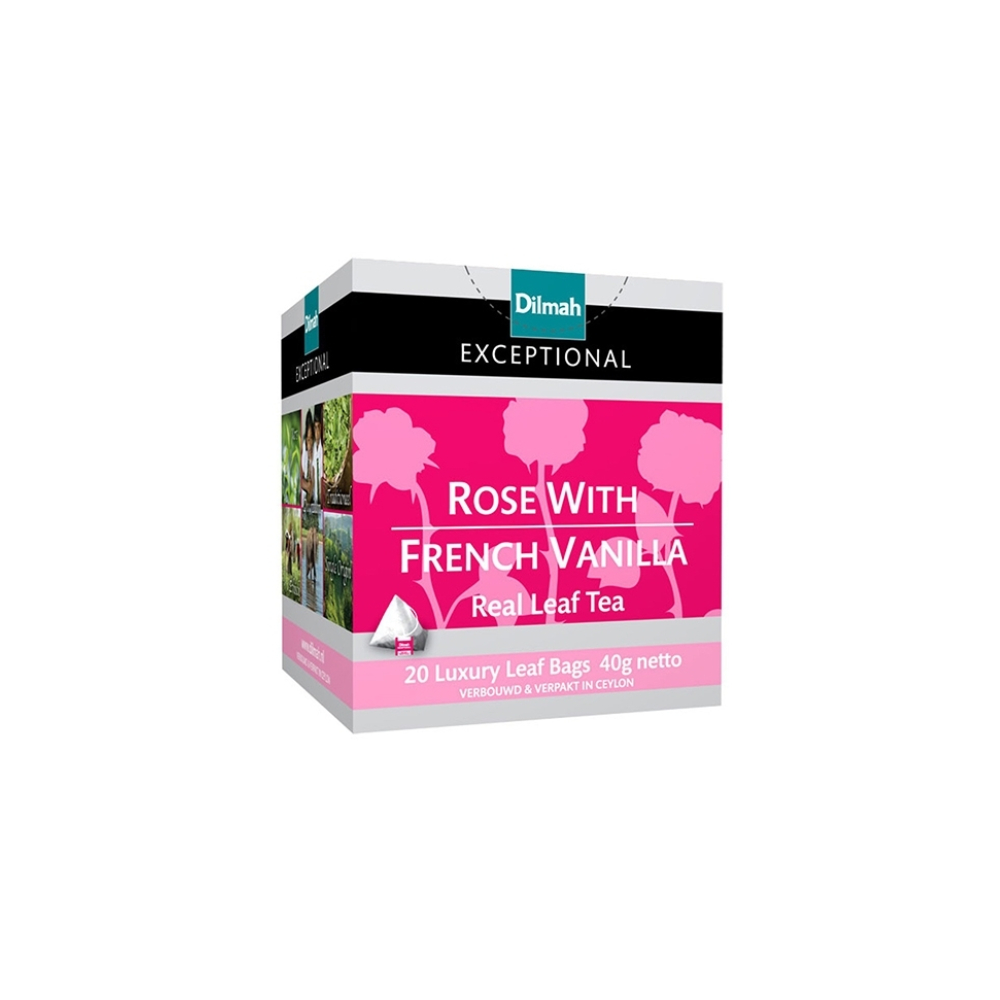 

Dilmah Exceptional Rose with French Vanilla Tea 20 Bag