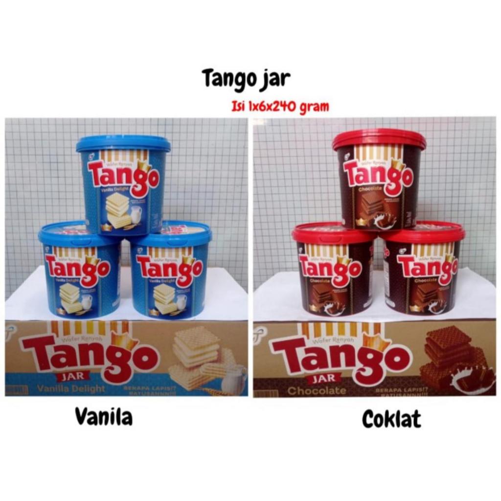 

TANGO JAR VARIANT RASA VANILA DAN COKLAT