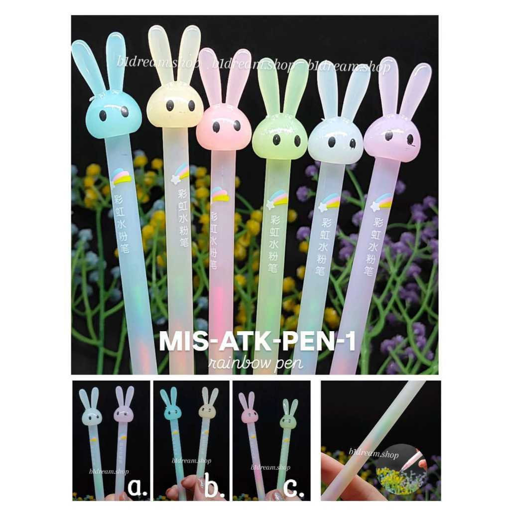 

Pulpen gel kelinci gel warna warni pen imut pena bolpoin ballpoint bulpen bolpen bunny alat tulis sekolah