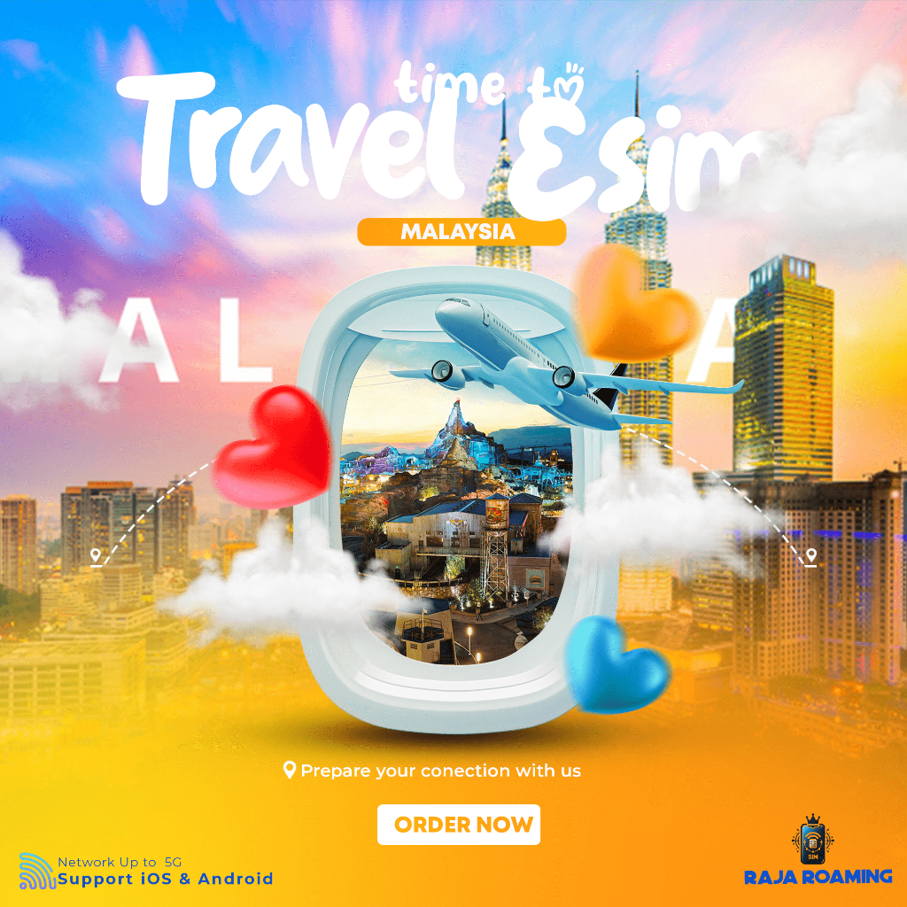 Paket Data Internet Malaysia | eSIM Roaming Travel Malaysia